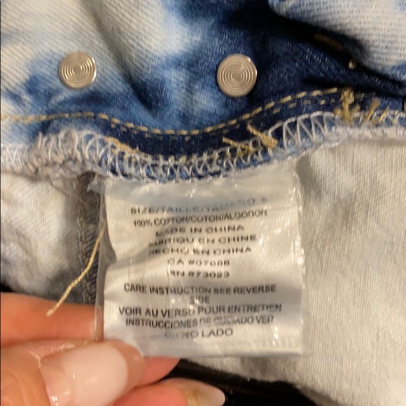 Parisian Collect Distress/acid-w overall short - Picture 6 of 6